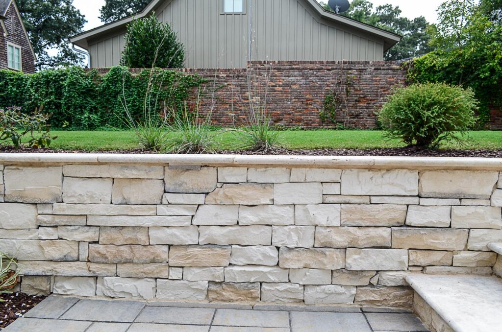 Retaining Wall installed by Bellus Terra in Raleigh NC