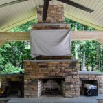 Pavilion installed in Raleigh NC by Bellus Terra