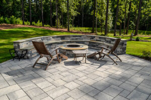Wake Forest Fire Pit Installation by Bellus Terra